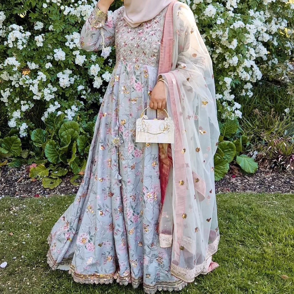Pakistani Embroidered gown/maxi